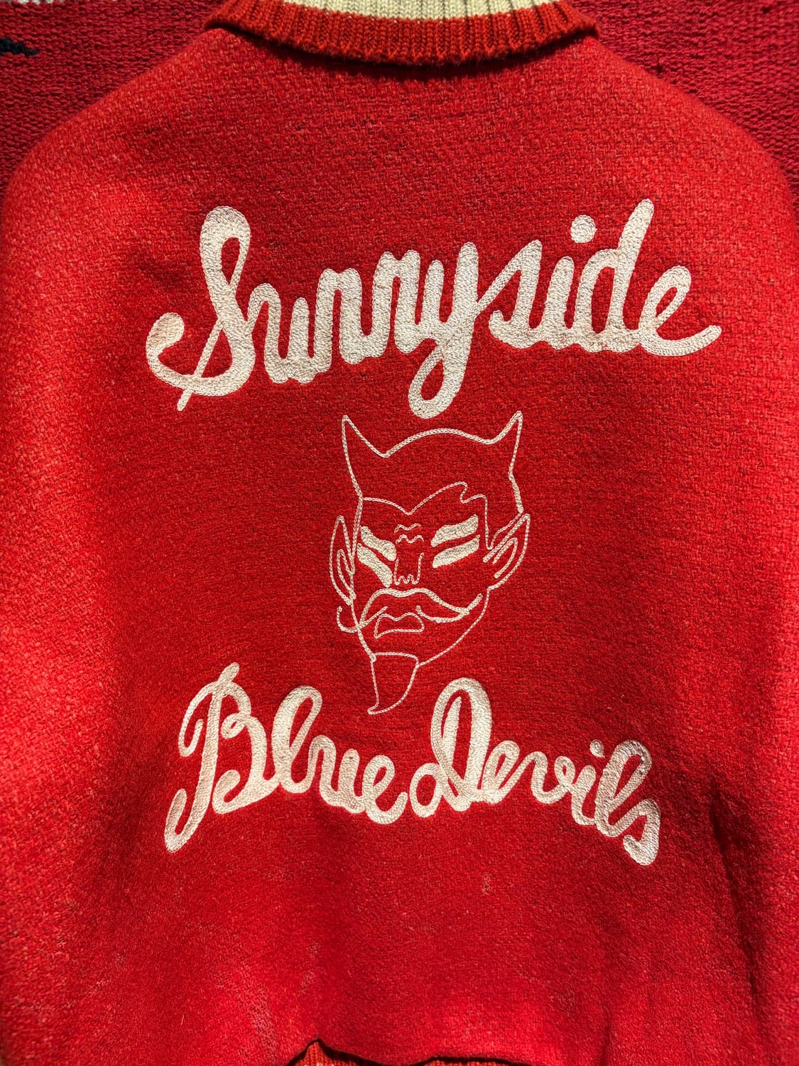 90s Houston chain varsity /휴스턴 체인스티치 바시티 상품이미지2