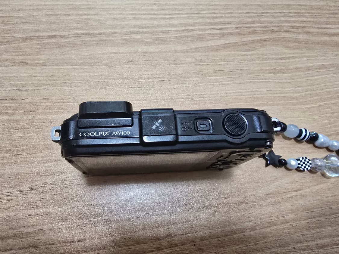 니콘 쿨픽스 aw100 (Nikon coolpix) 블랙 작례O 상품이미지3