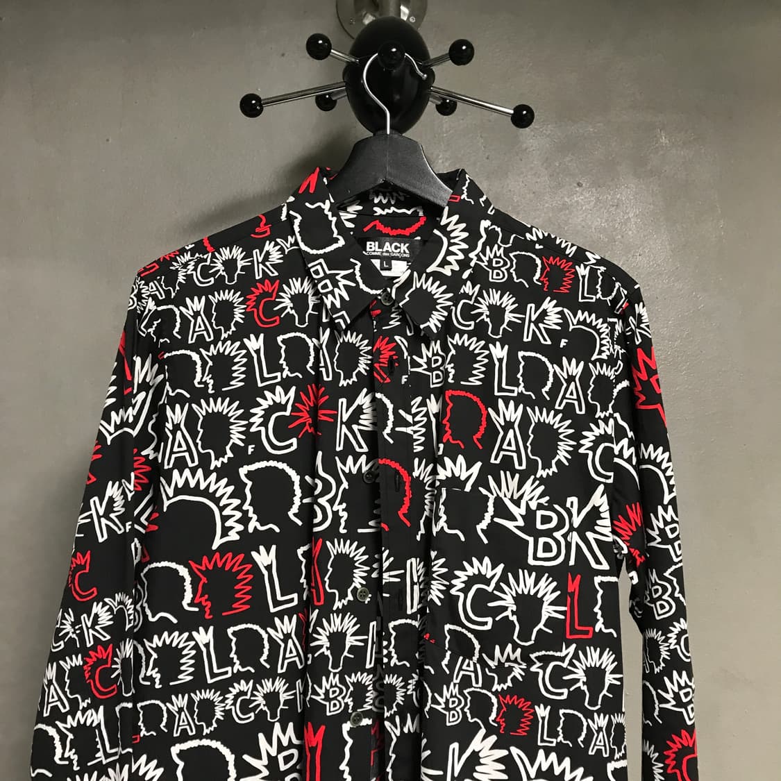 꼼데가르송 블랙 셔츠 L 상품이미지2