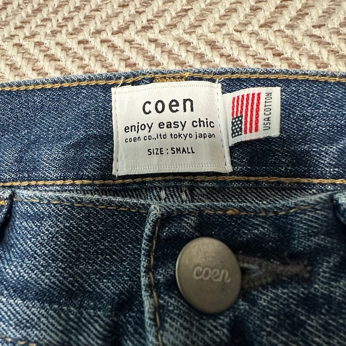 COEN usa cotton denim pants 상품이미지3
