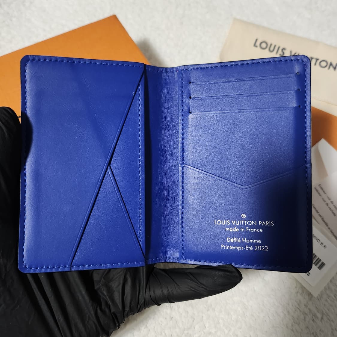 [한정판/풀구성]루이비통 토뤼옹 오거나이저 블루 로즈 상품이미지4