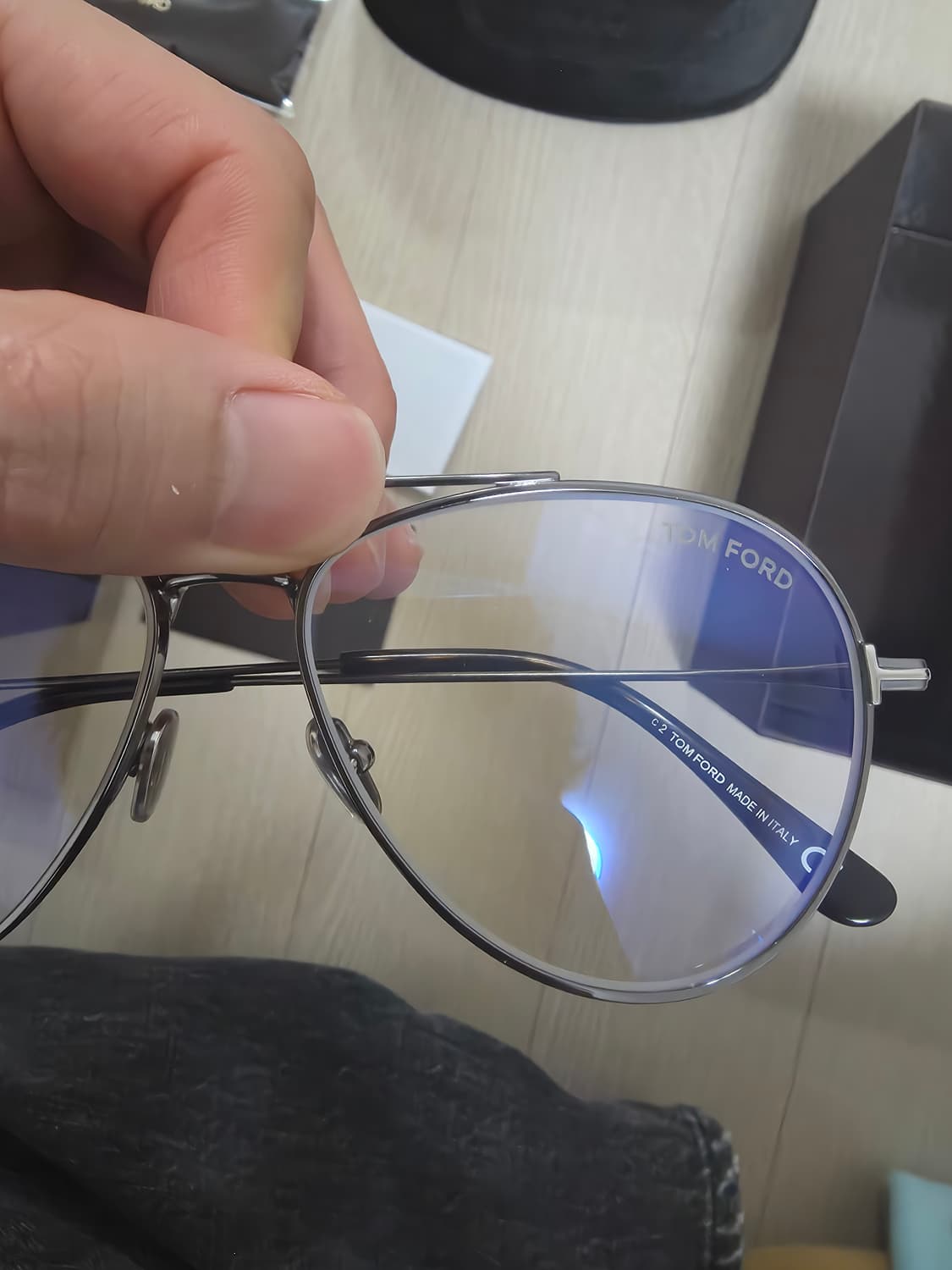 [56mm] 톰포드 FT5800 건메탈 이수혁 안경 상품이미지4