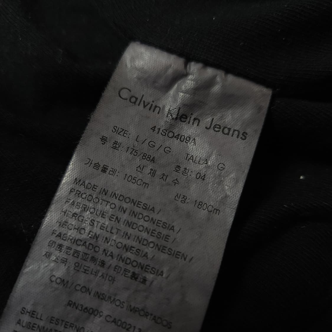 [L] 캘빈클라인 진스 투포켓 믹스패널 자켓 (100~105] 상품이미지8