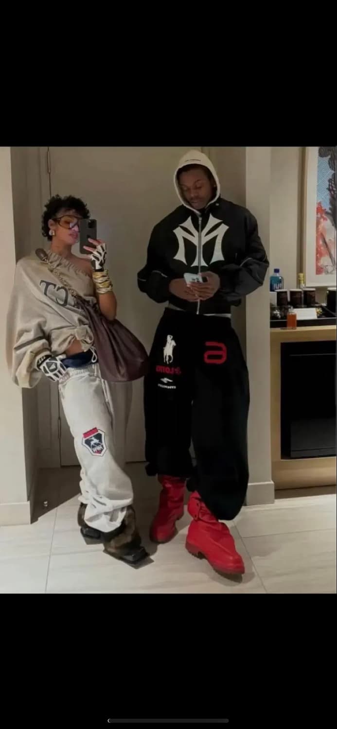 Mowalola 모와로라 atl 조거 스웻팬츠 S 상품이미지4