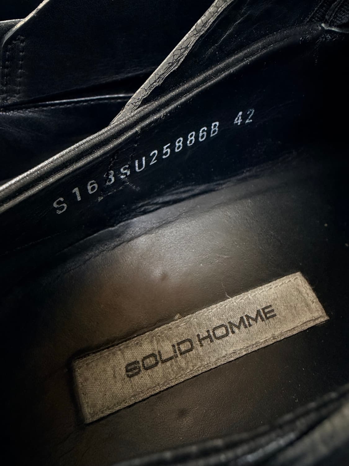 [꿀매] 솔리드옴므(SOLID HOMME) 지퍼 디테일 비브람 상품이미지7