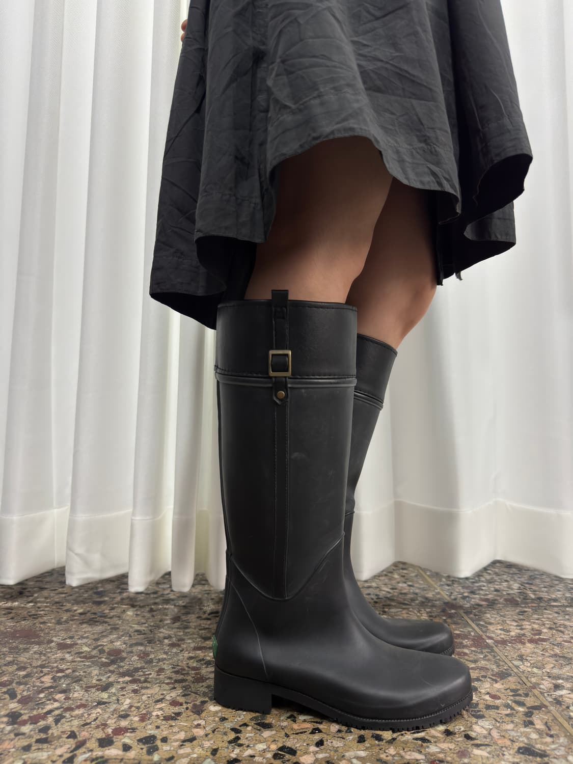 benetton leather detail rain boots 상품이미지10