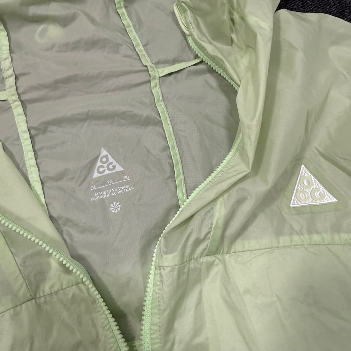 나이키 ACG 윈드프루프 신더콘 베이퍼그린 바람막이 자켓 상품이미지8