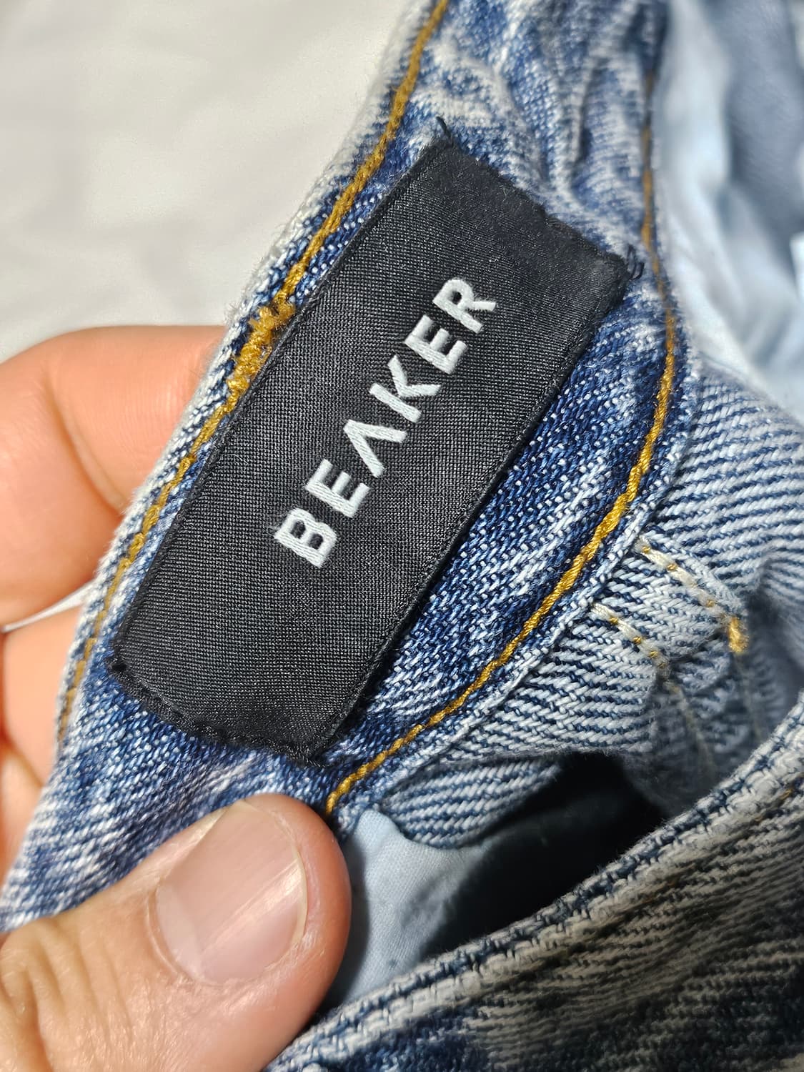 BEAKER 23 와이드 데님 팬츠 상품이미지3