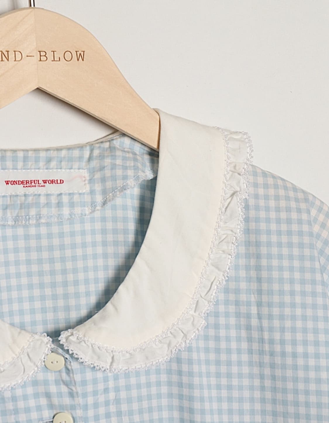  WONDERFUL WORLD Check One-Piece 상품이미지3