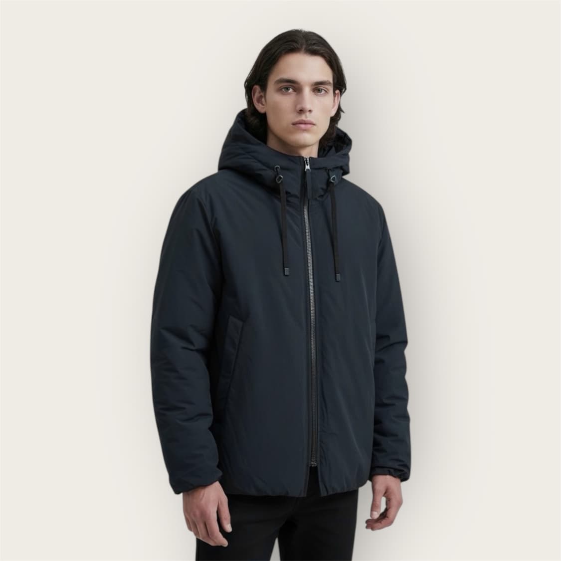 .100~105/ 타임옴므 21-22FW 구스다운 후디 패딩점퍼 상품이미지1