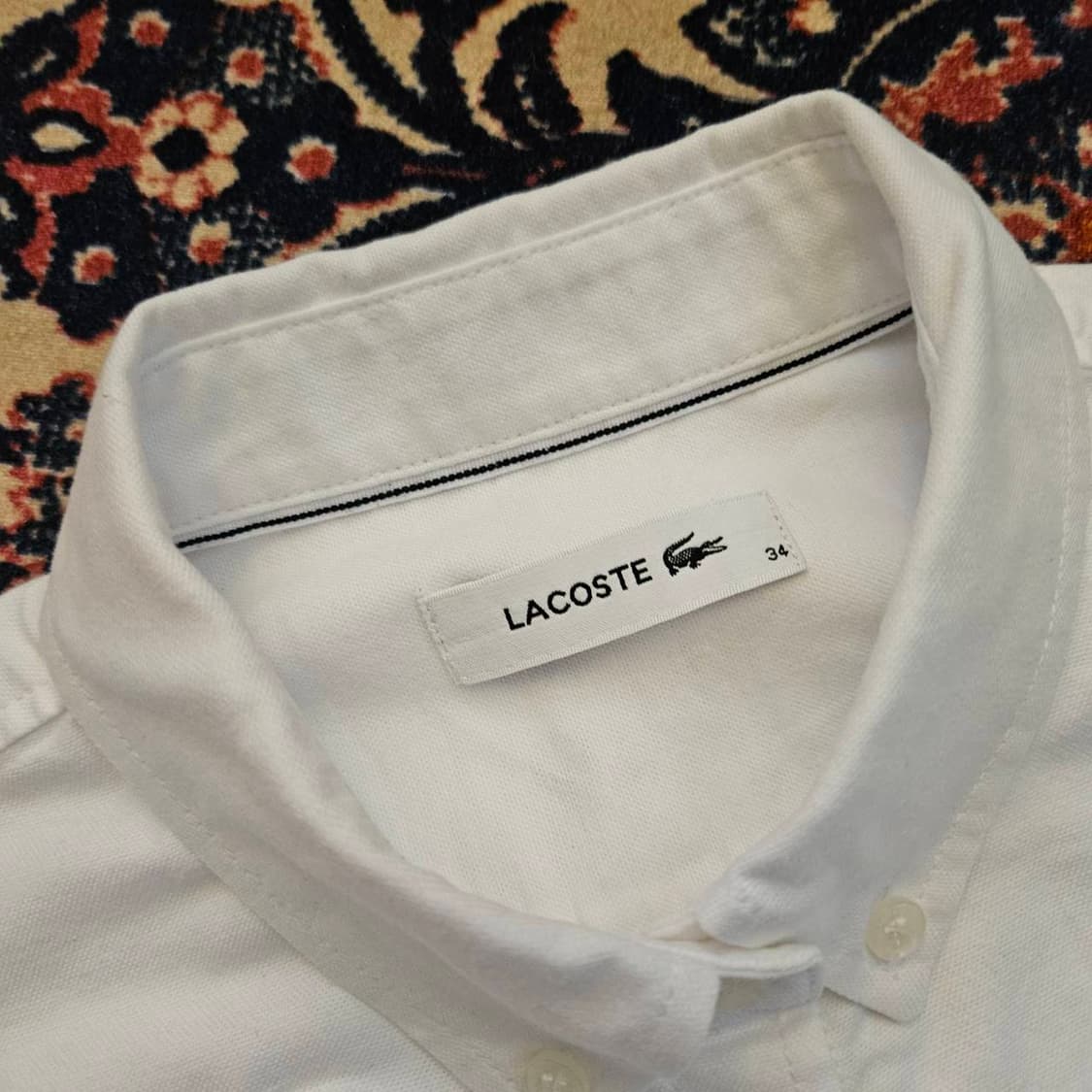 라코스테(Lacoste) 화이트패치 옥스포드셔츠 34size  상품이미지4