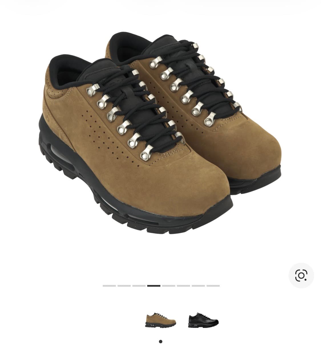 나이키 에어맥스 고아돔 로우 토프 블랙 상품이미지8