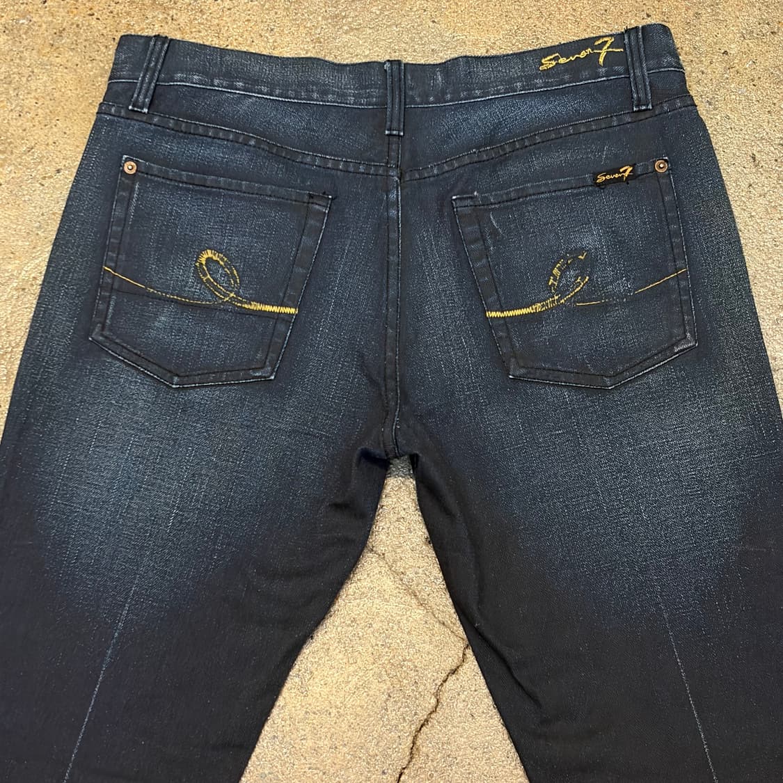 미국 빈티지 세븐진 로우라이즈 부츠컷 청바지 상품이미지7