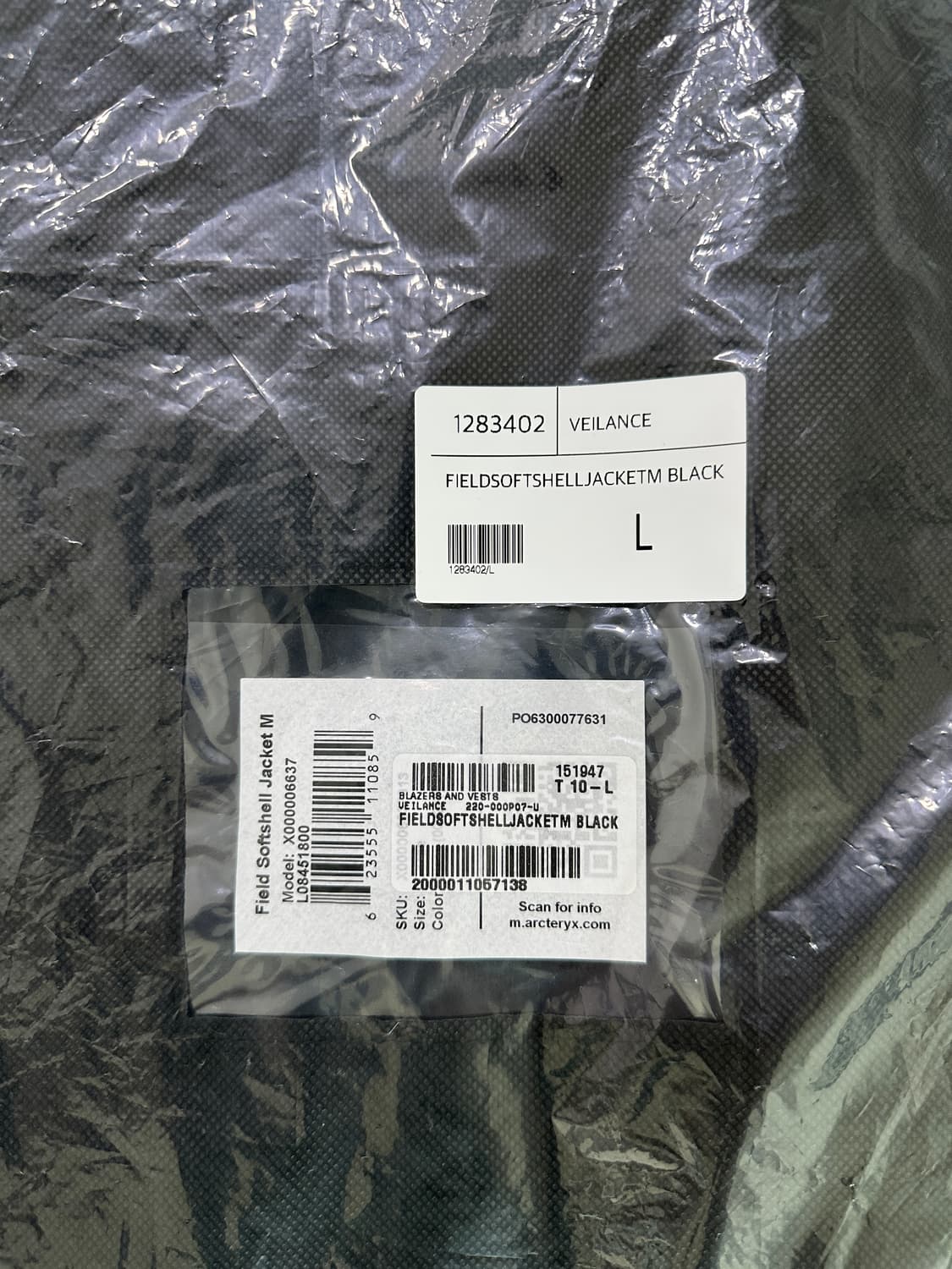 [L] 베일런스 필드 소프트쉘 자켓 블랙 상품이미지3