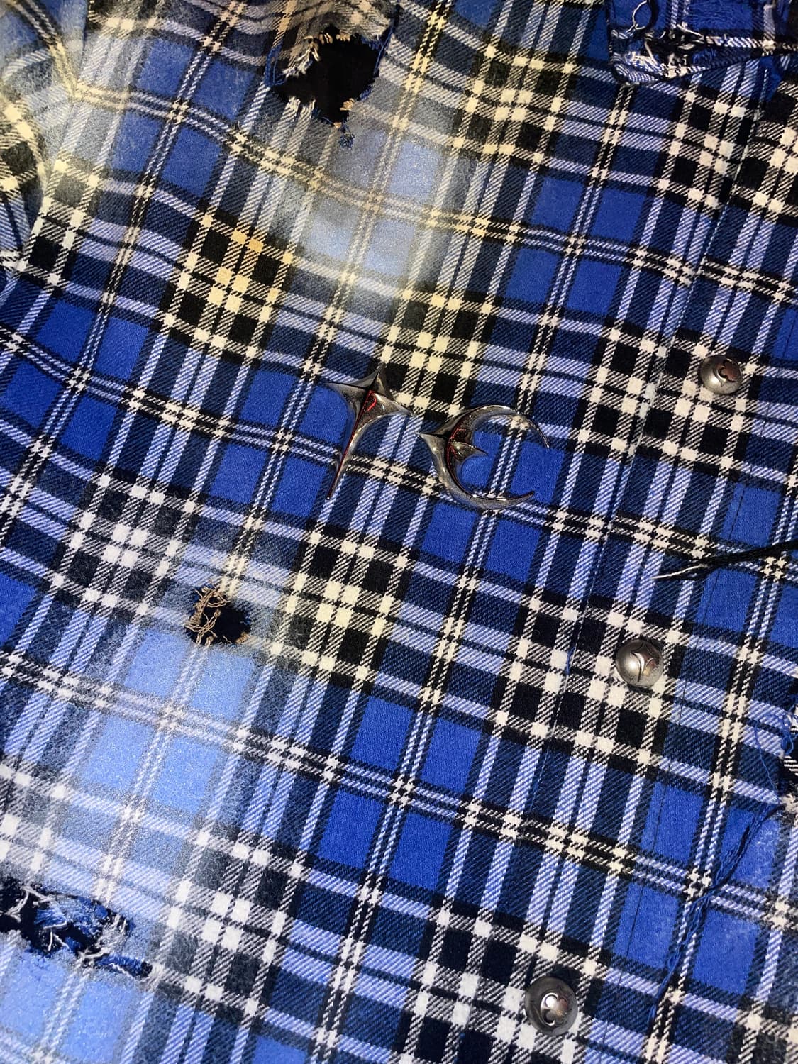 Thug Club Arab Sword Flannel Shirt 커스텀 상품이미지4