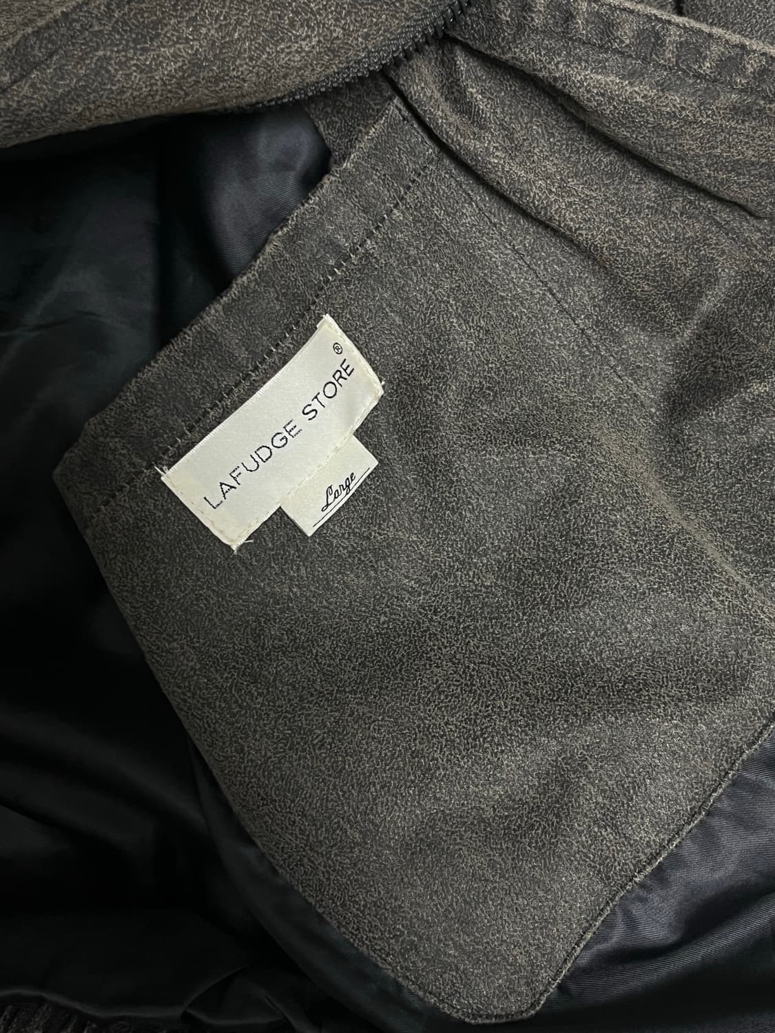 라퍼지스토어 버핑레더 오버핏 MA-1자켓 /size L 상품이미지7