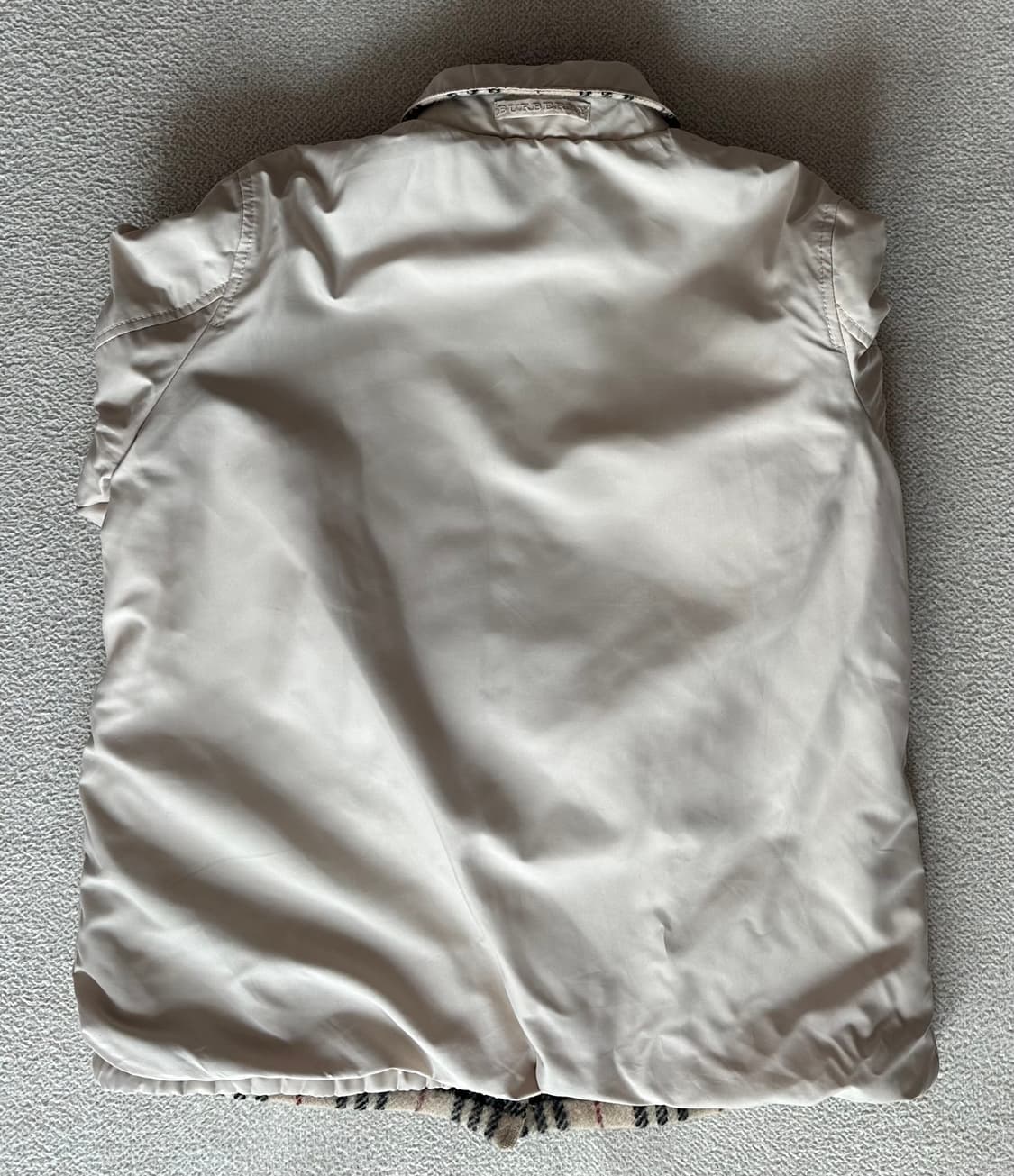 버버리 체크 리버시블 자켓 상품이미지3