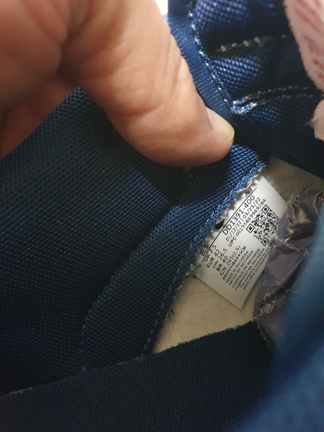 나이키 덩크로우 발레리안 블루 스니커즈 265 상품이미지9