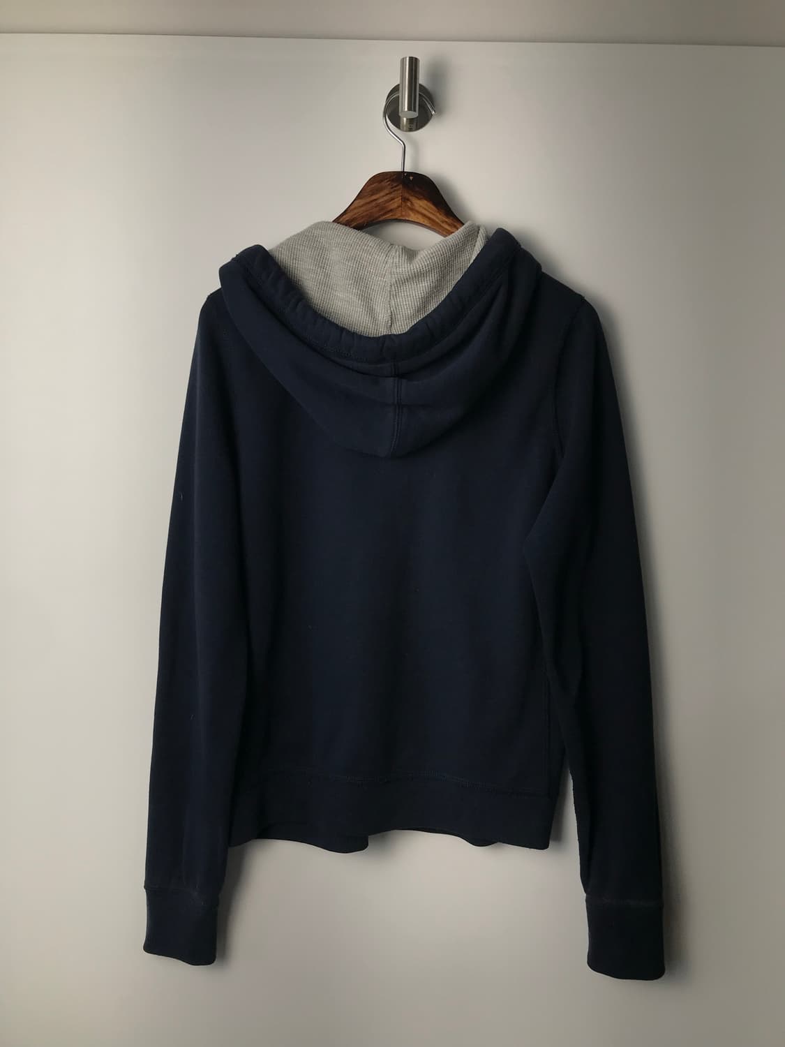 아베크롬비 y2k 와투케 네이비 딱붙 후드집업 상품이미지3