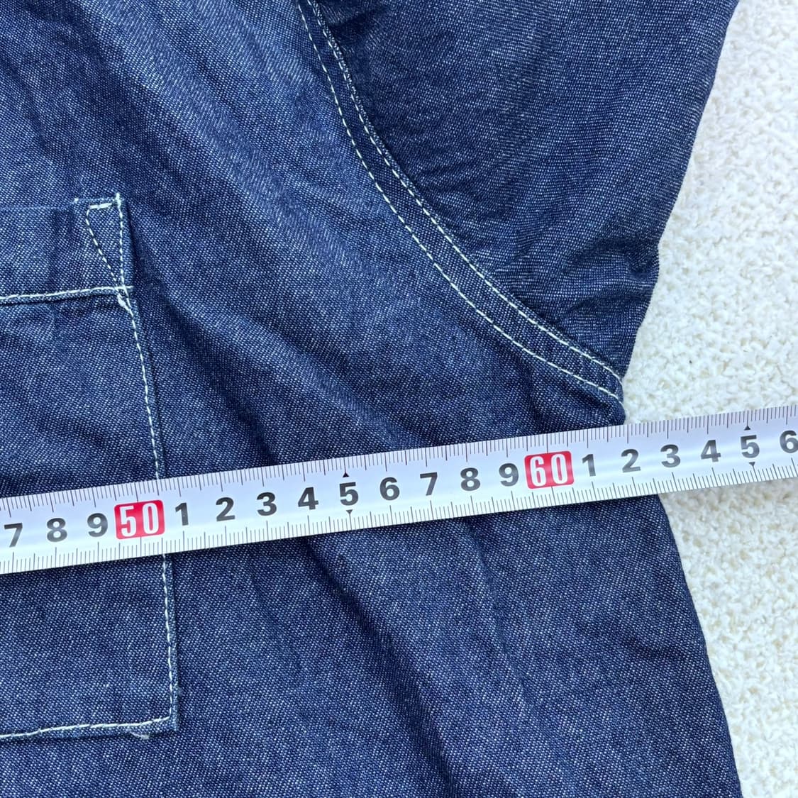 F 루프팩토리 데님 반팔 셔츠 0319E 상품이미지6