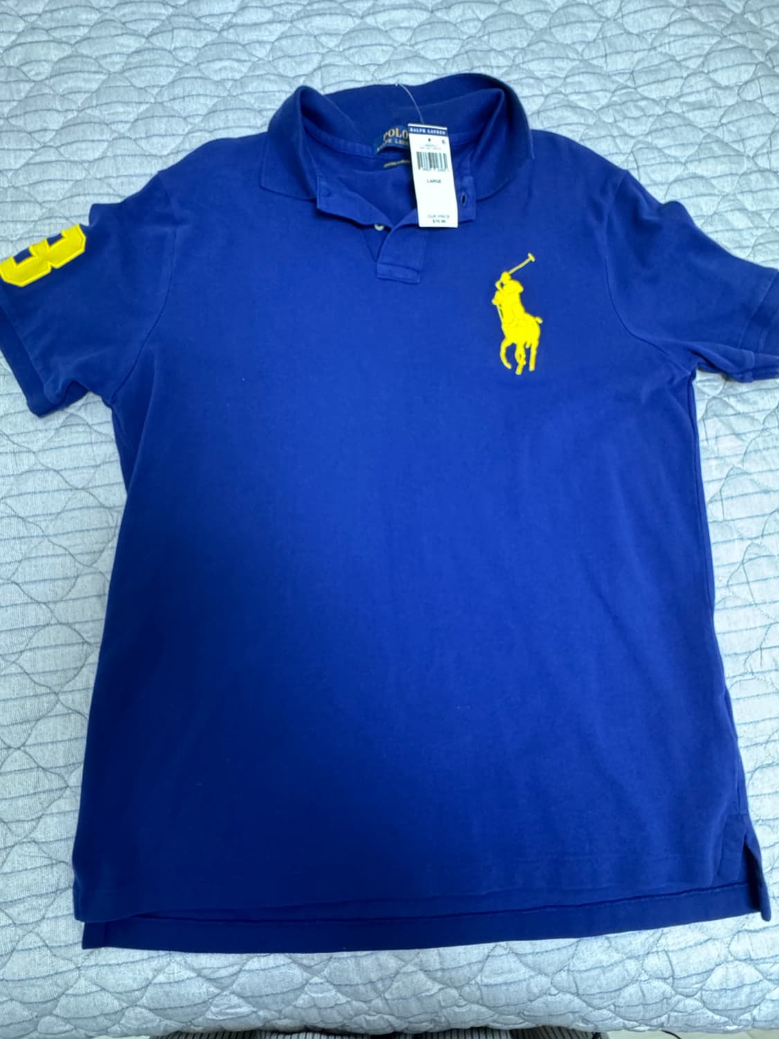 폴로 랄프로렌 옐로 빅포니 피케 상품이미지1