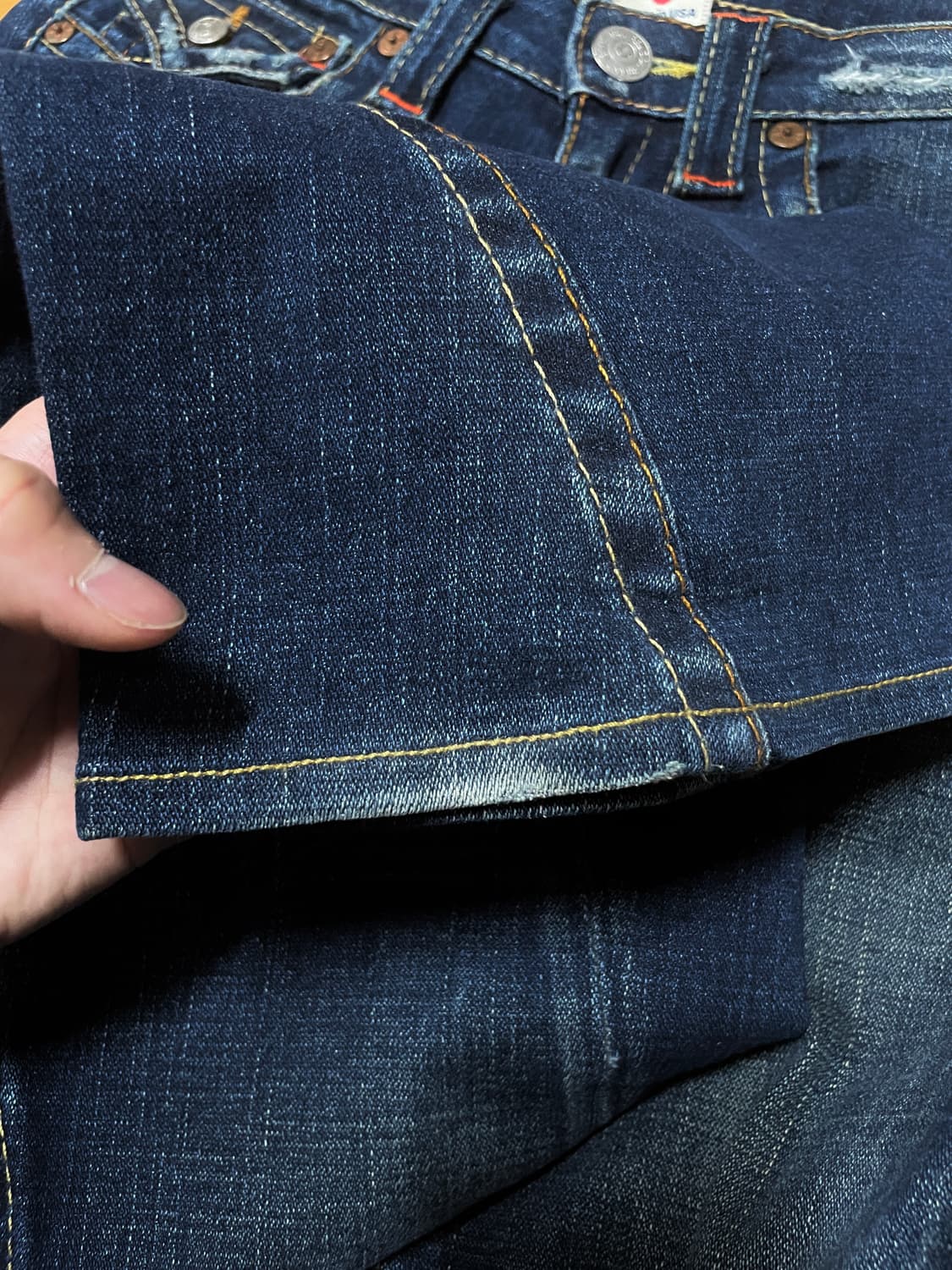 True Religion Joey Raw Rise Bootcut Jean 상품이미지7