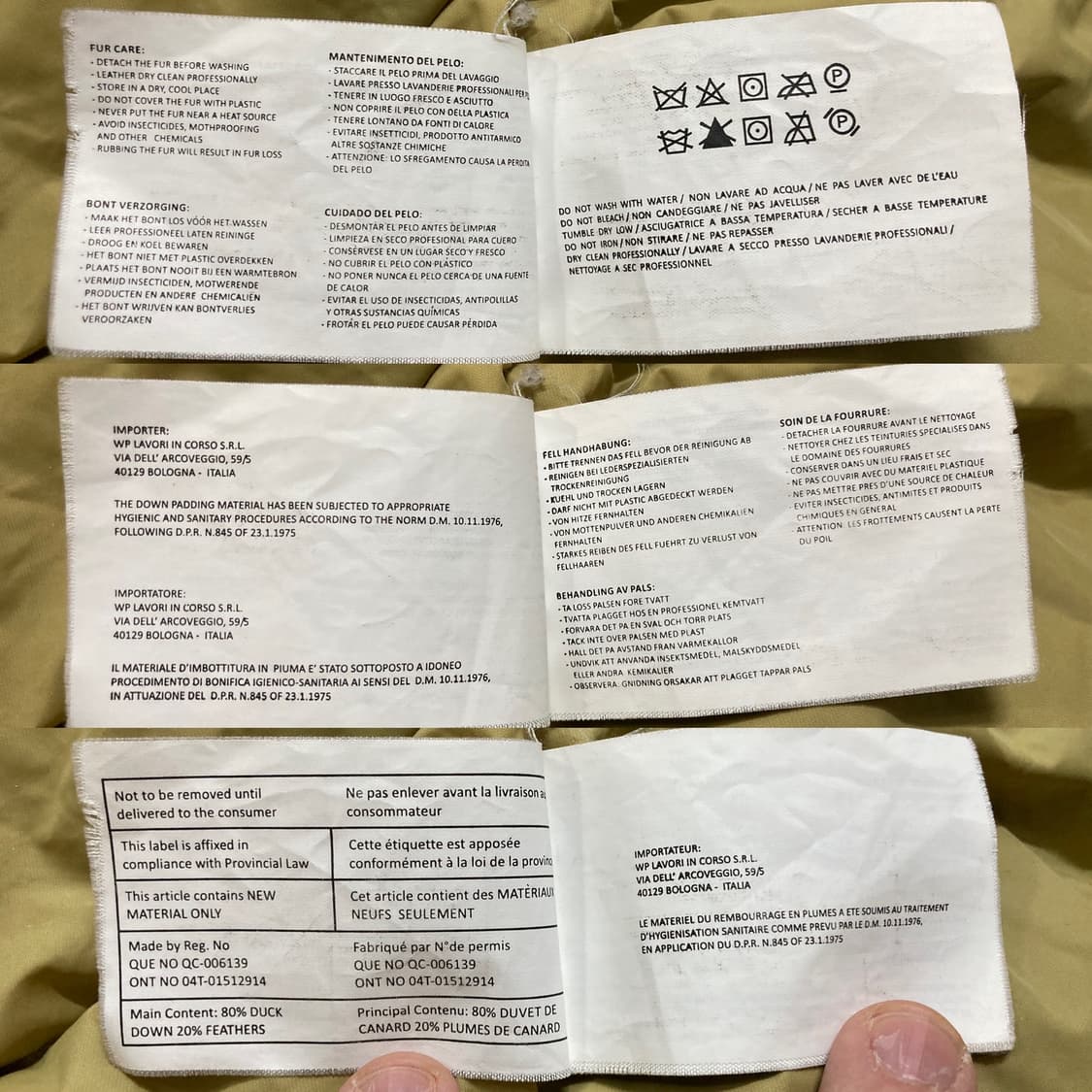 (거의새것)울리치 아크틱 덕다운 패딩 100-105 상품이미지9