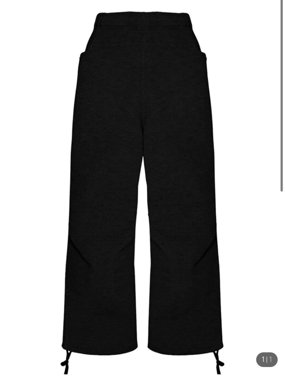 카미엔 코지울 팬츠 블랙 os 상품이미지1