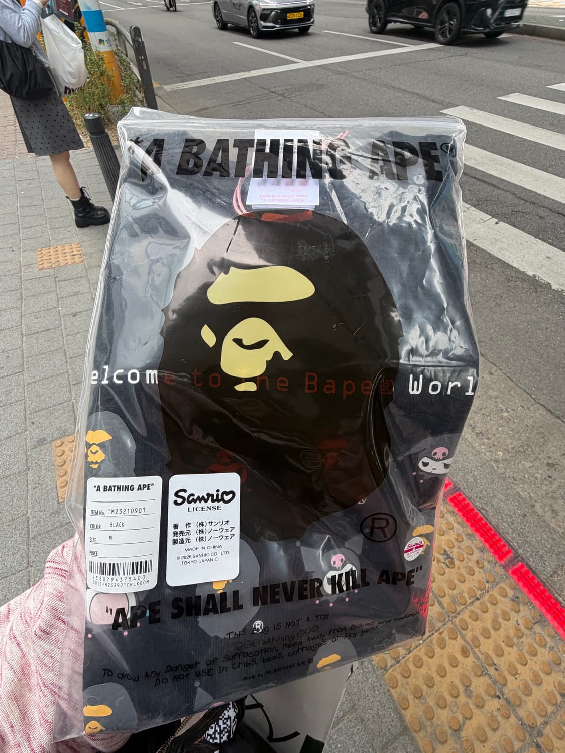 베이프 bape 쿠로미 티셔츠 상품이미지3