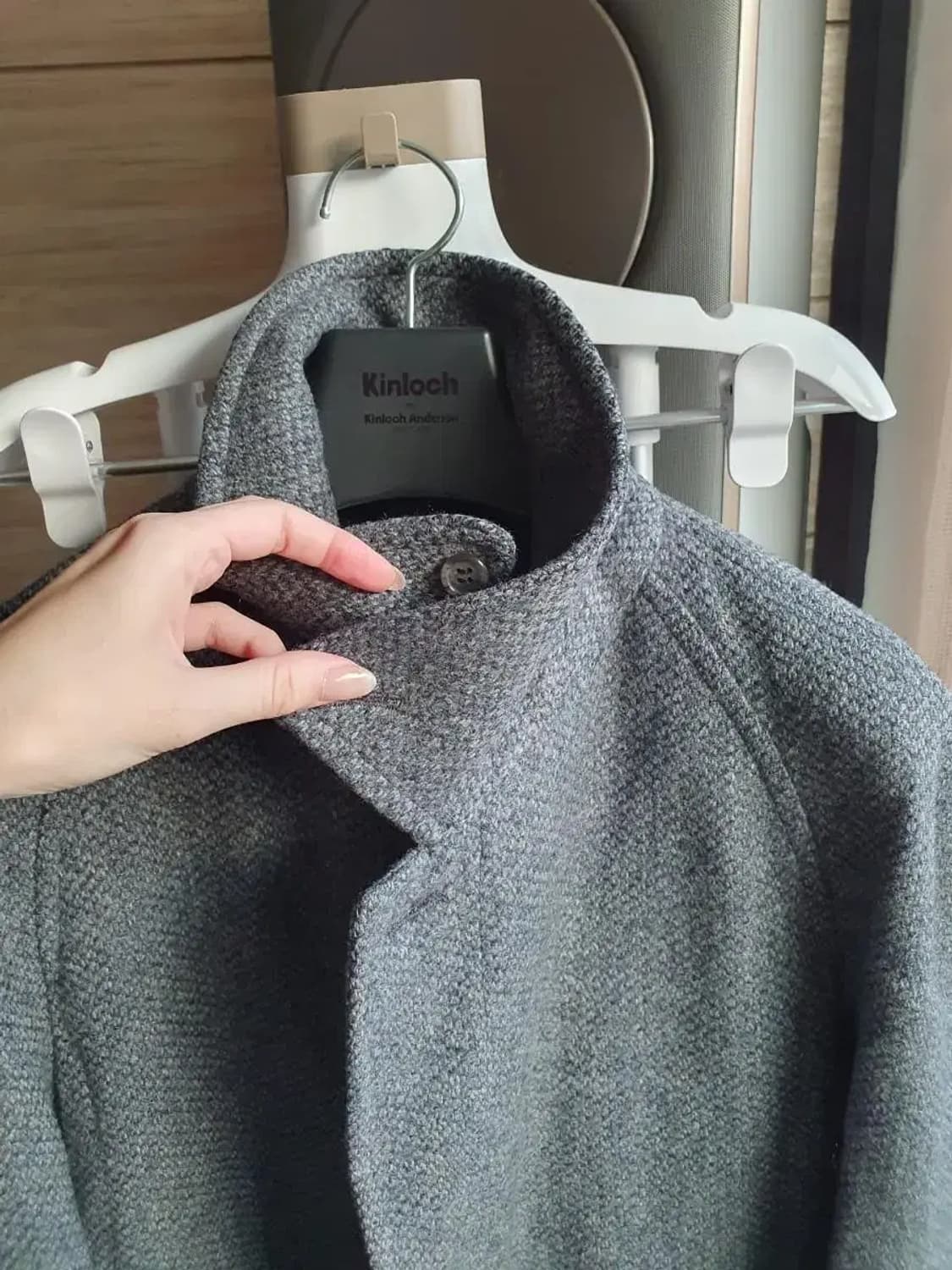 빈티지 버버리 아이리쉬 트위드 발마칸 코트 미품급 상품이미지3