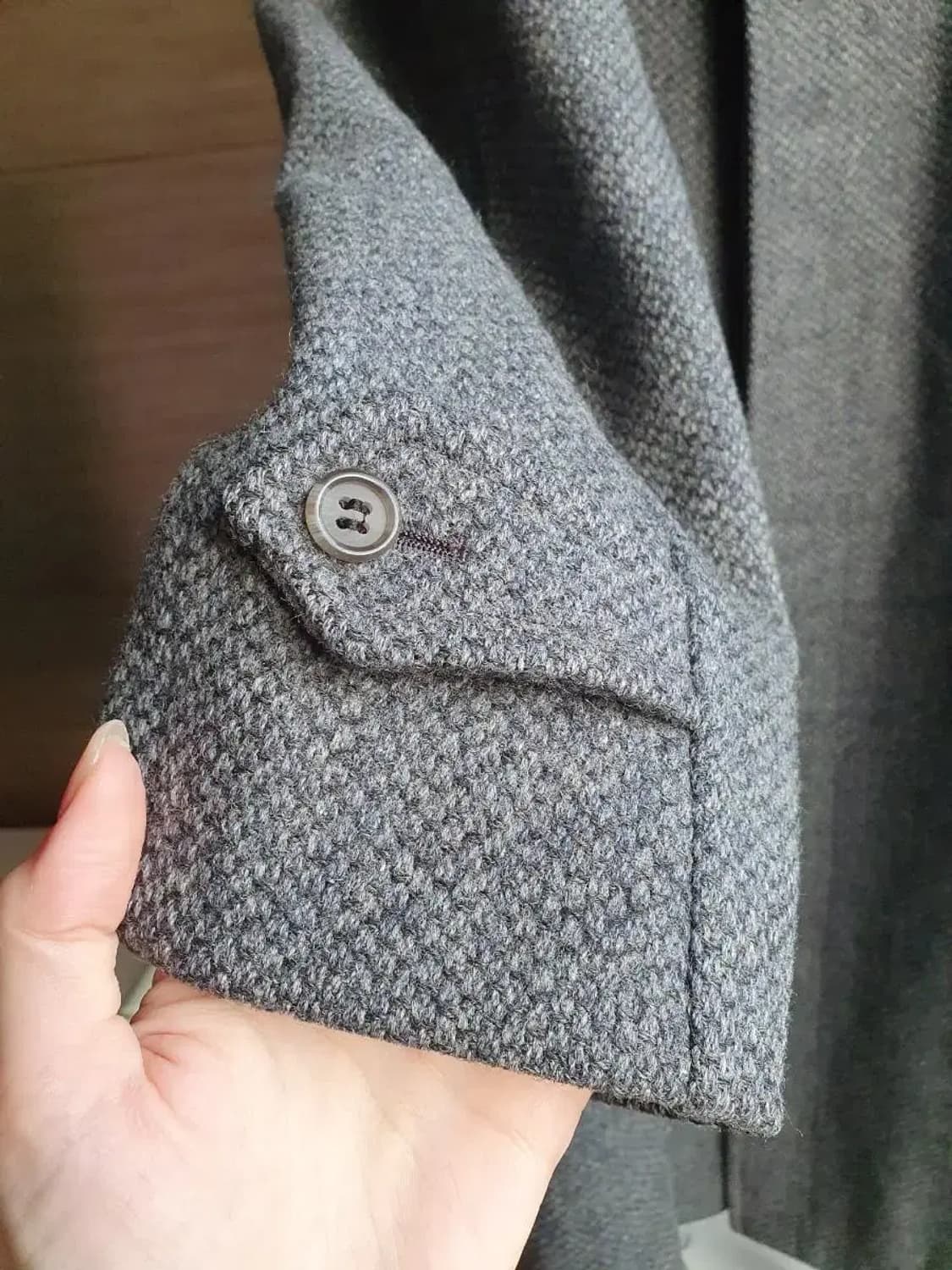 빈티지 버버리 아이리쉬 트위드 발마칸 코트 미품급 상품이미지7