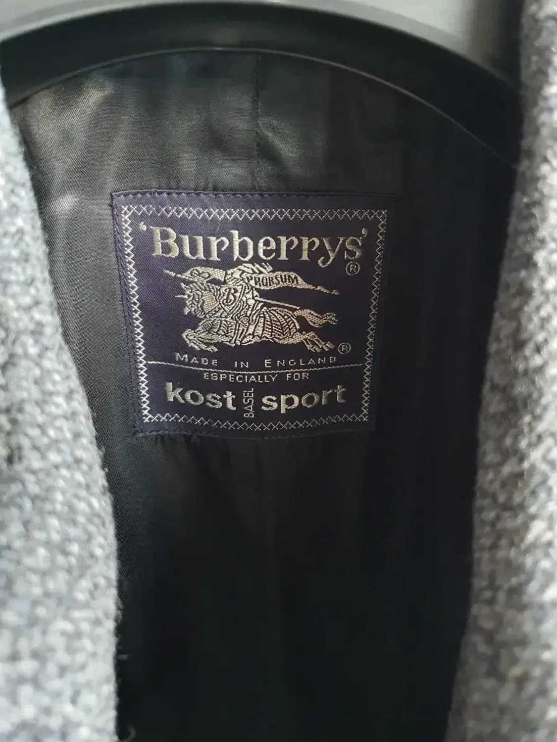 빈티지 버버리 아이리쉬 트위드 발마칸 코트 미품급 상품이미지9