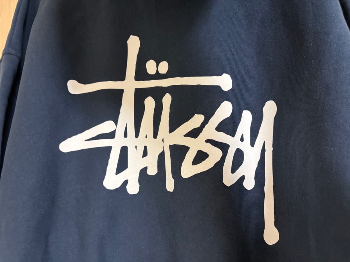 스투시 기본 후드 네이비 XL 상품이미지9