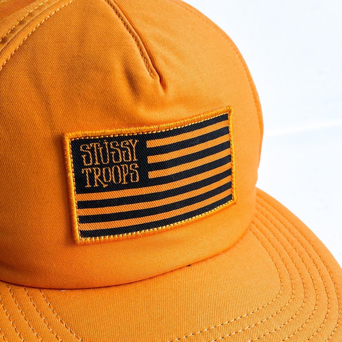 스투시 트룹스 오렌지 6패널 캡 상품이미지2