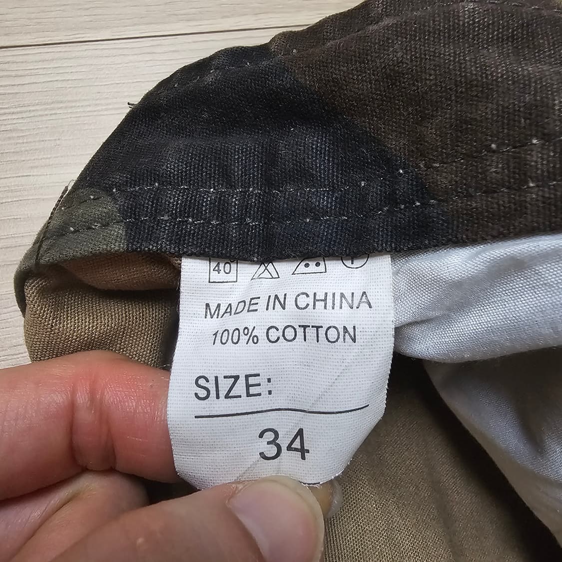 34 44) 밀리터리 빈티지 워싱 카고 국방 개구리 밴츠 바지 상품이미지7