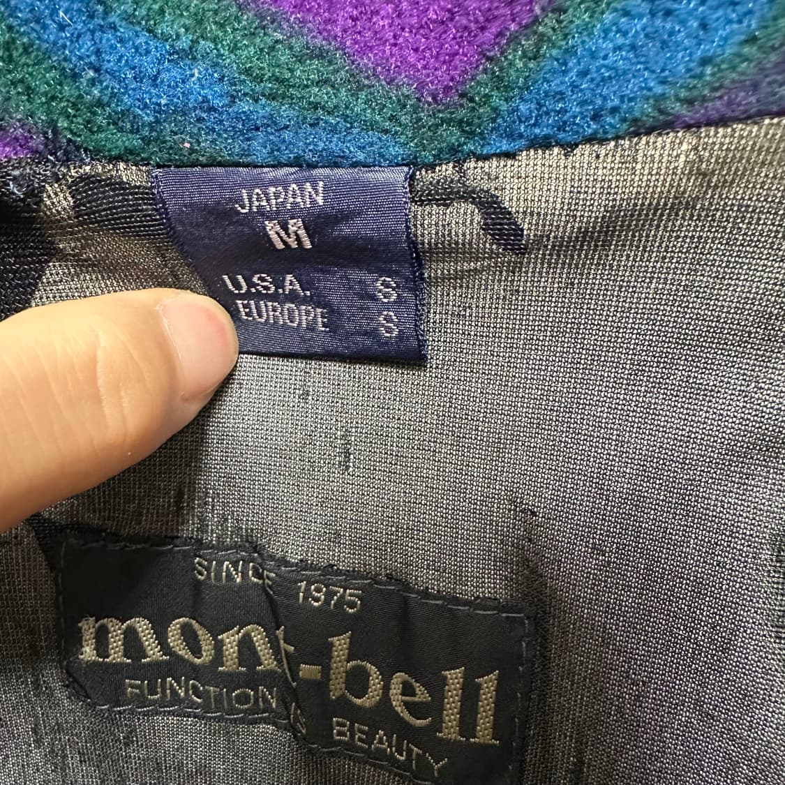 jpn 재팬 몽벨 에스닉 아노락 플리스 상품이미지4