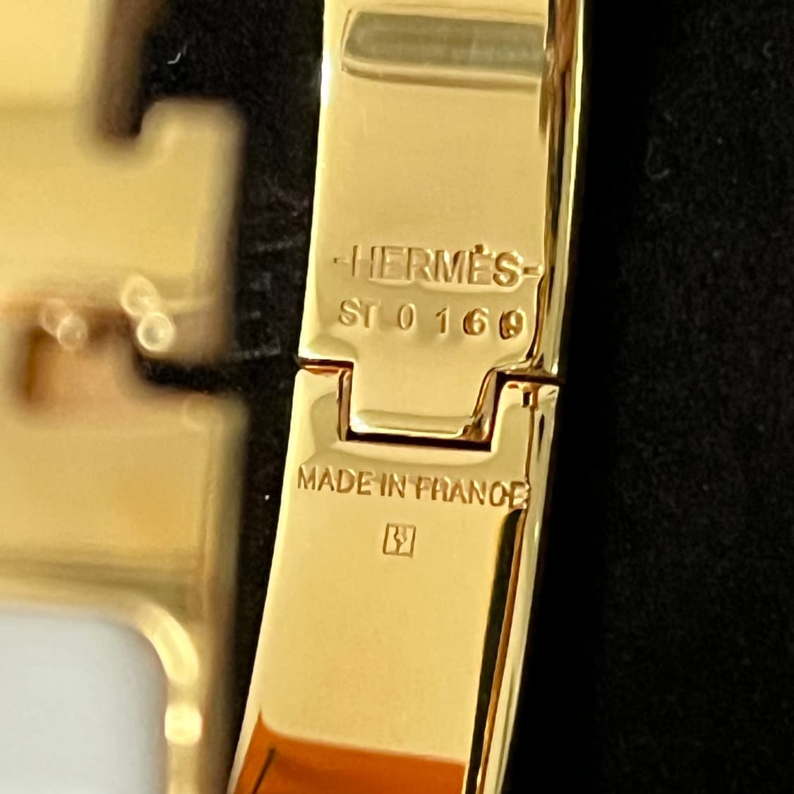 [S급/정품] 에르메스 클릭아슈 화이트 골드 팔찌 PM 상품이미지8