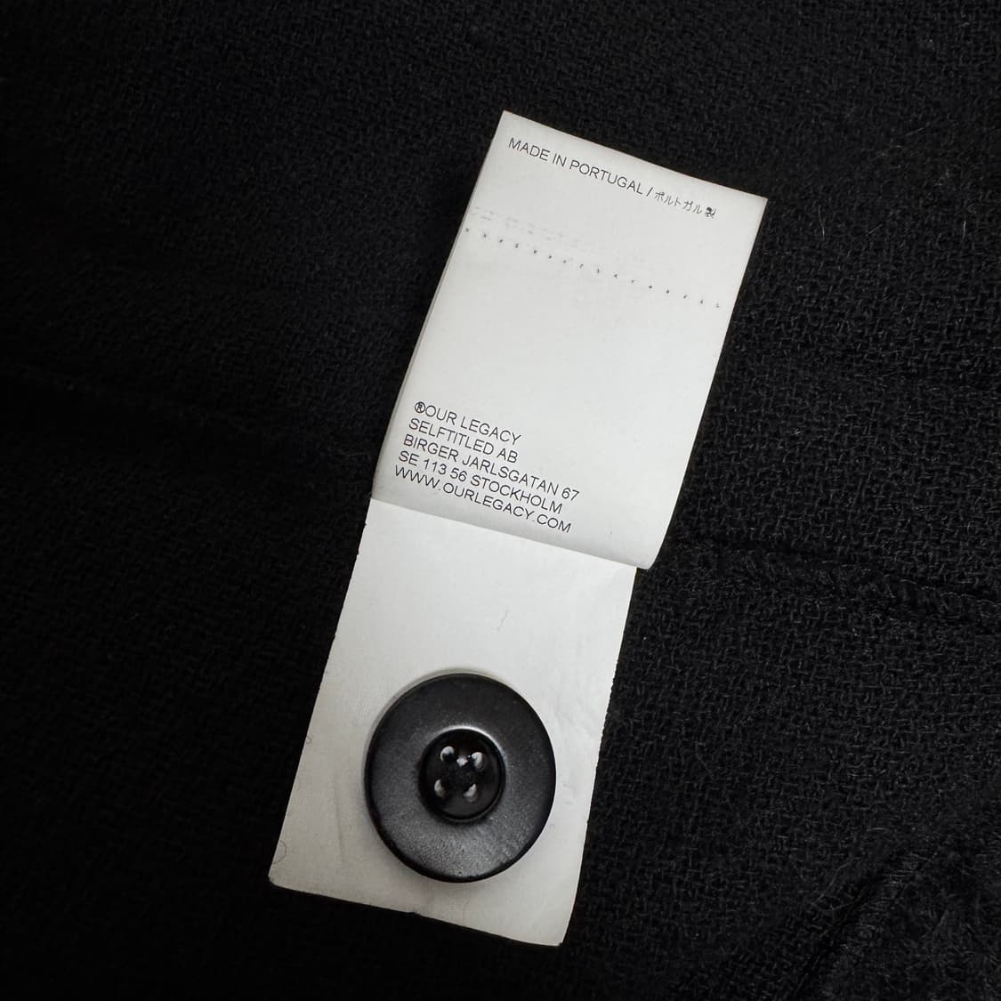 아워레가시 블랙 모헤어 가디건 50 사이즈 상품이미지6