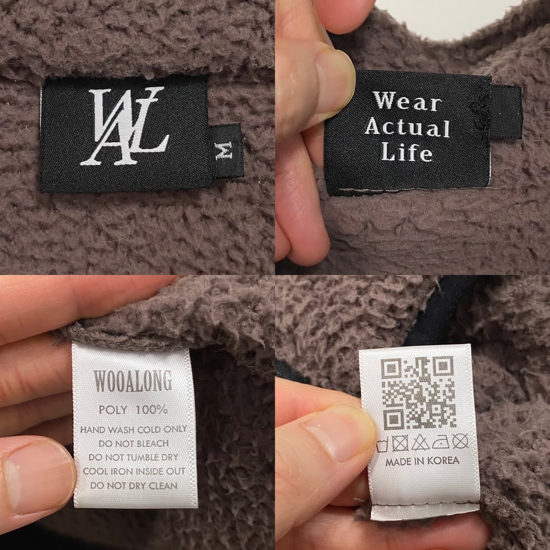 우알롱 후리스 집업 상품이미지4