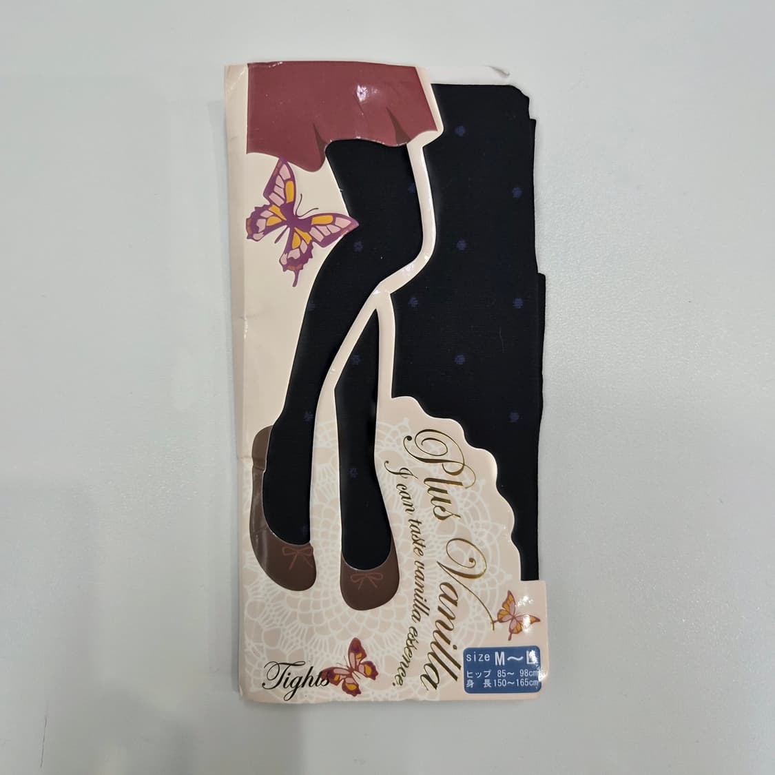 블랙 네이비 미니도트 패턴 팬티스타킹 상품이미지3