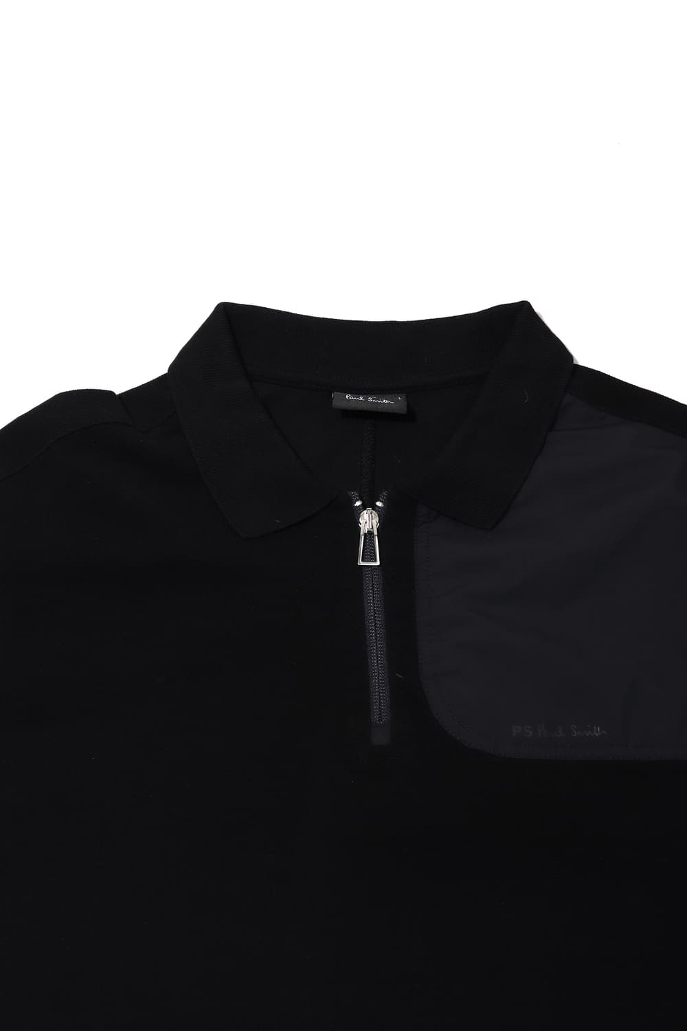 PAUL SMITH 배색 하프집업 카라티 size L 상품이미지3