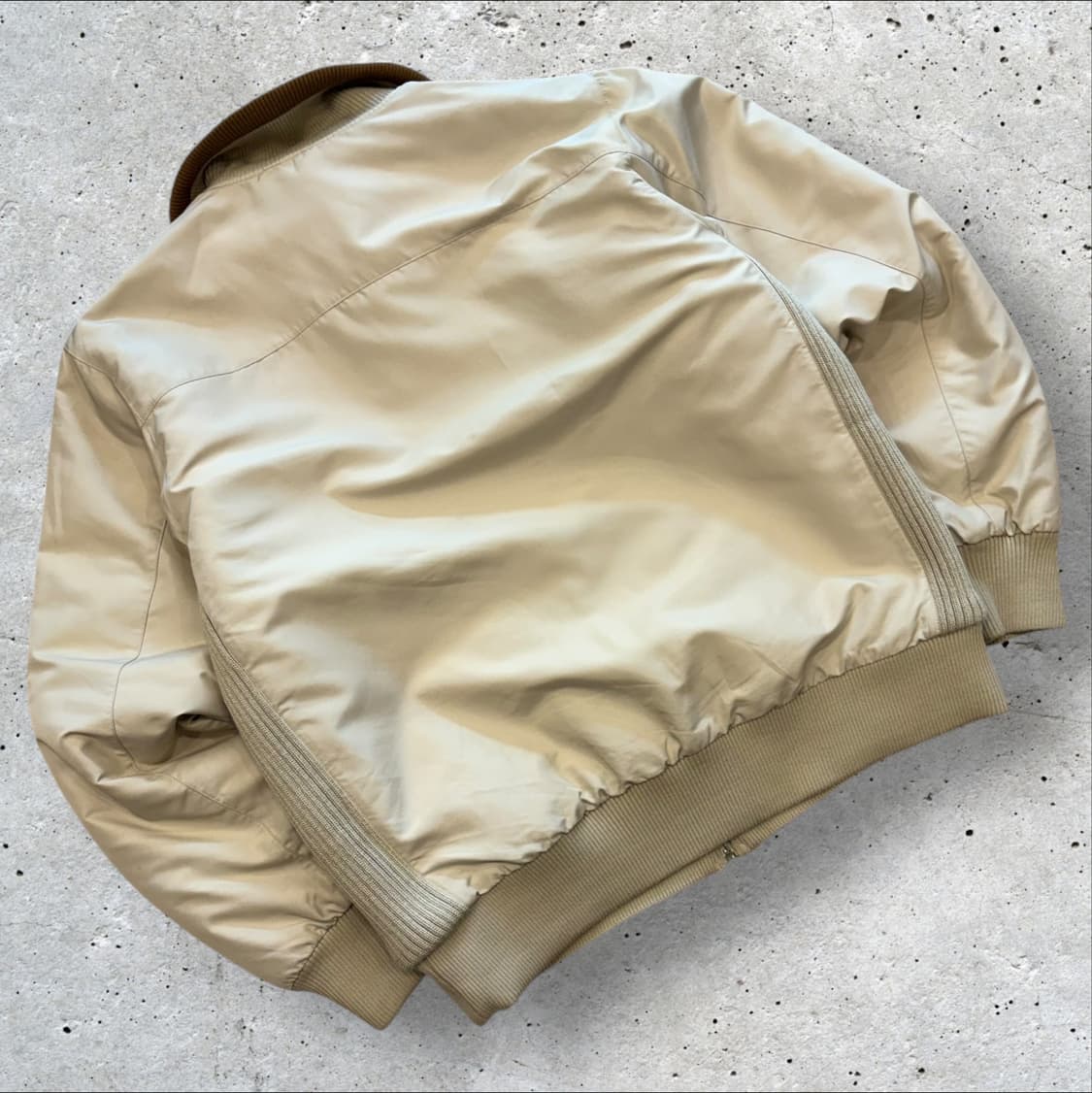 [L] 03s 나이키 빈티지 아이보리/브라운 바람막이 자켓 점퍼 C493 상품이미지2