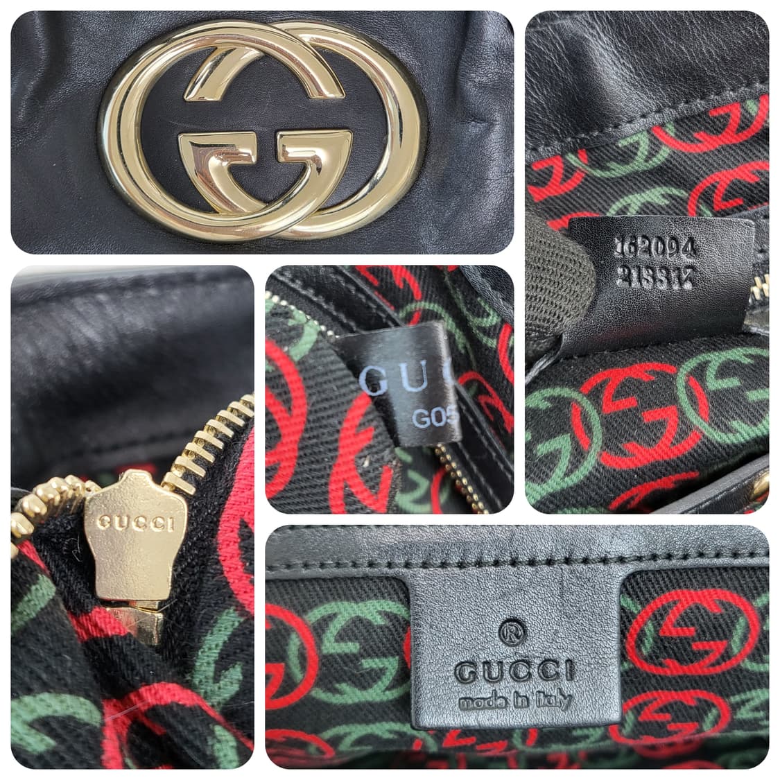 정품 구찌 브릿 인터로킹 가죽 토트백 상품이미지9