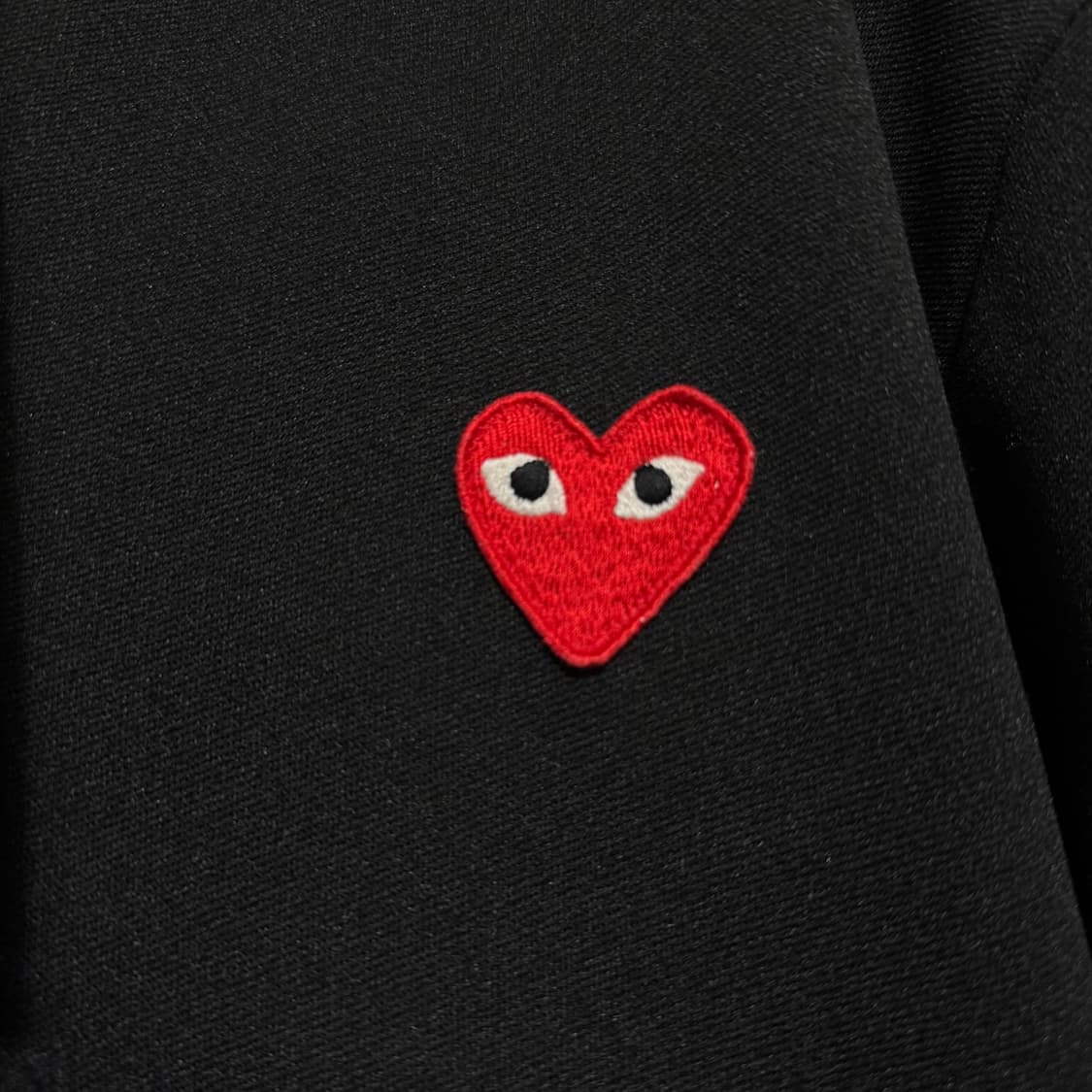 꼼데가르송 레드 와펜 후드집업 블랙 S 상품이미지6