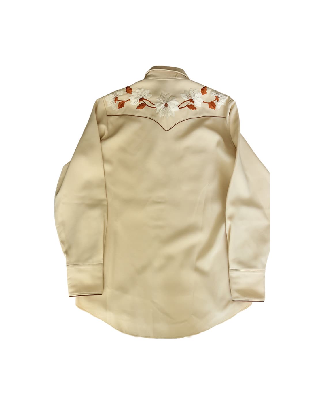 80s 카르만 플로럴 자수 웨스턴 셔츠 상품이미지3