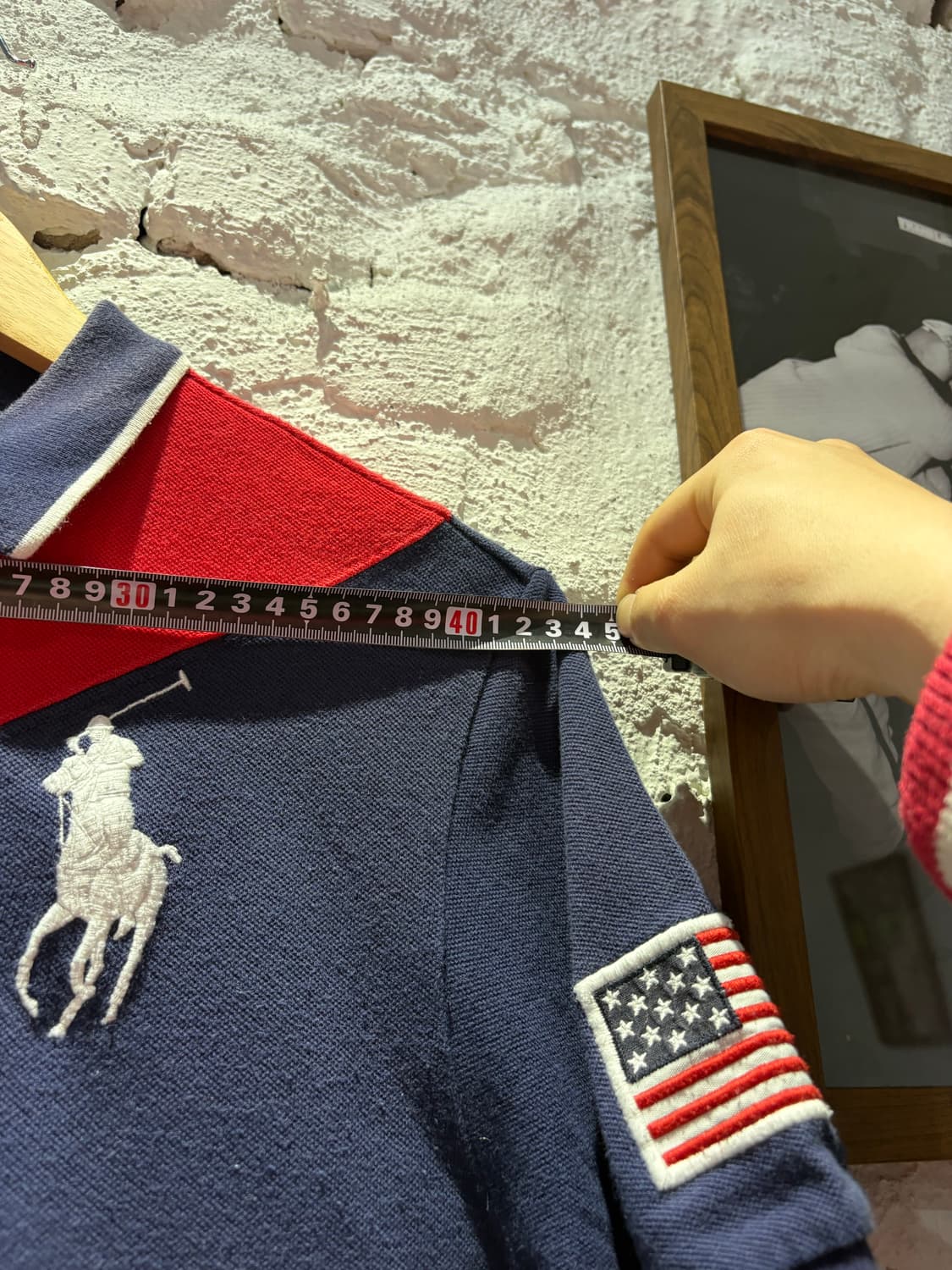 폴로 빅포니 성조기 카라반팔티셔츠 상품이미지6