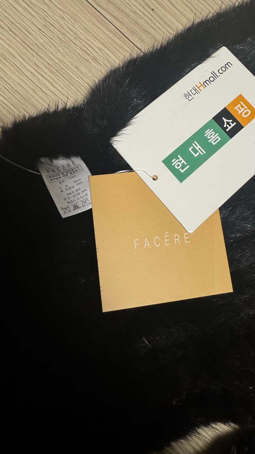 FACÉRE 검정 밍크 목도리 머플러 상품이미지4