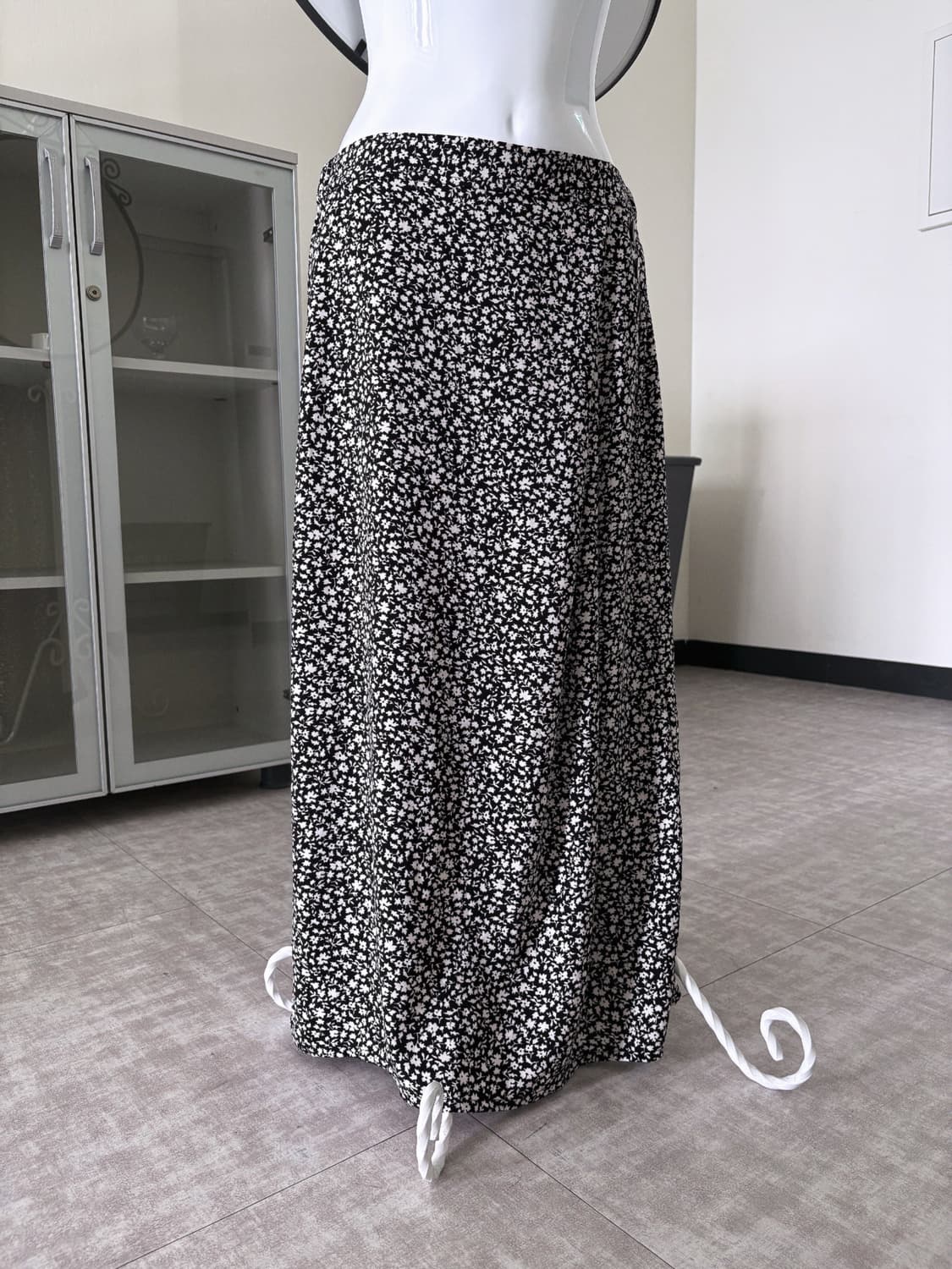 floral button maxi skirt 상품이미지4