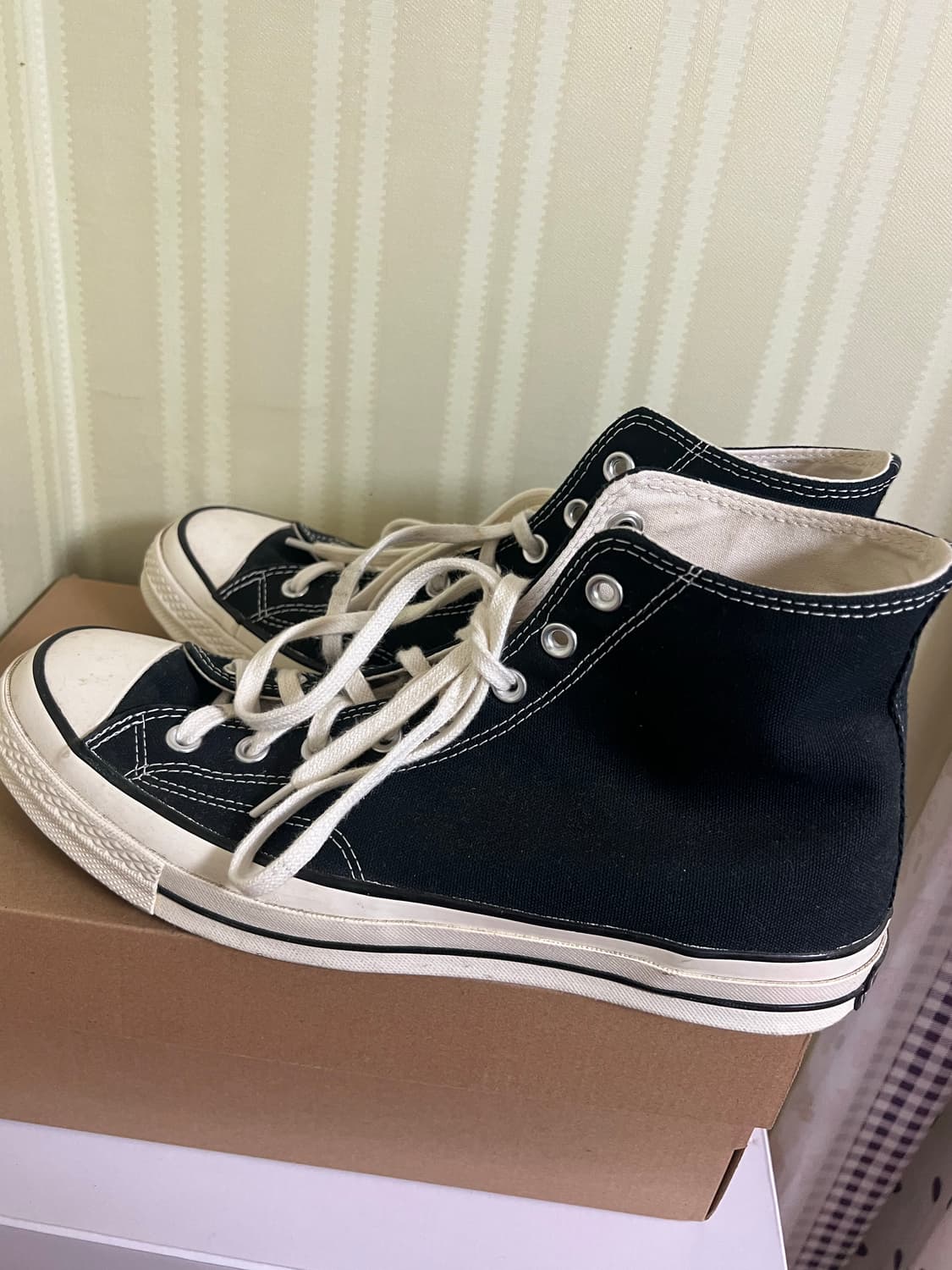 컨버스 척 70 하이 블랙 290 상품이미지3