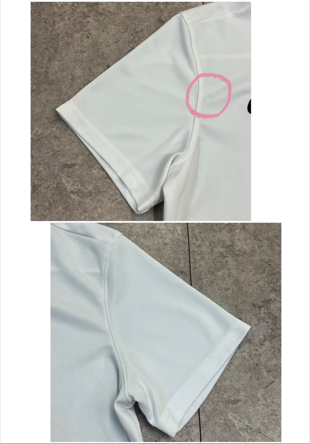 나이키 DRI-FIT 기능성 반팔티 화이트 L #csz3223 상품이미지6